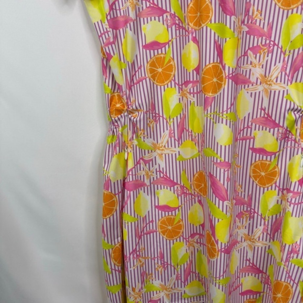 Tail Activewear Women's Citrus Print Short Sleeve Golf Dress Size S - Picture 5 of 7